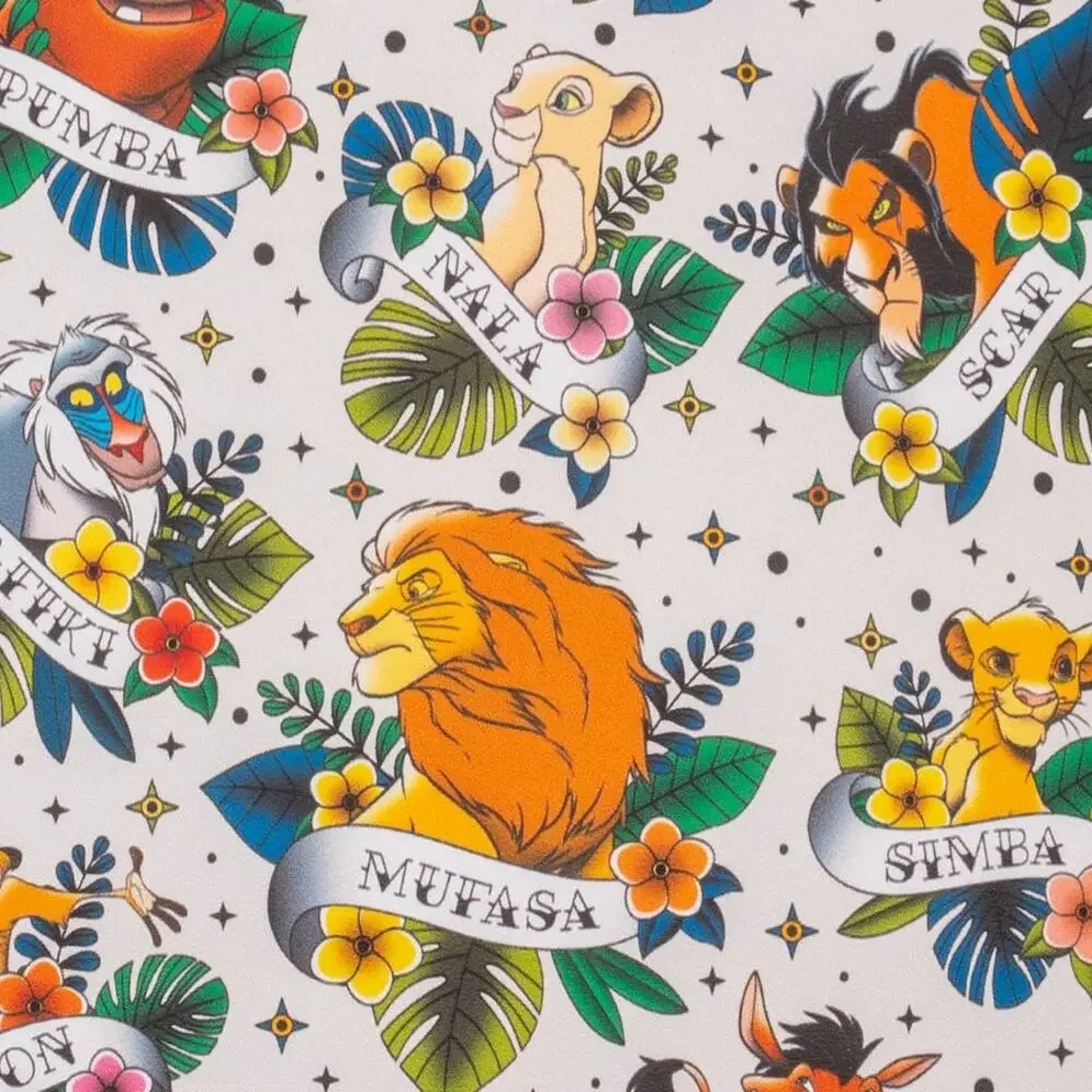 NWT Loungefly Lion King AOP‎ Tattoo Floral Mini Backpack